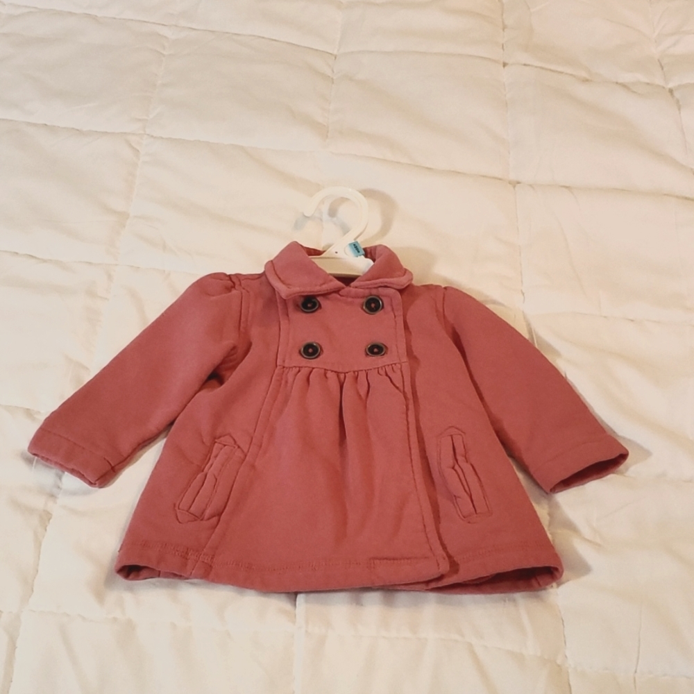Pink peacoat